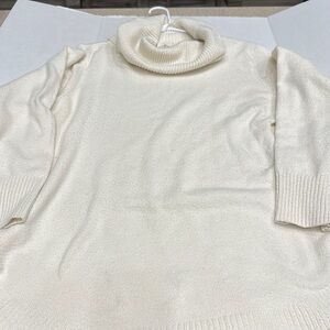 At. John’s Bay cream cowl sweater size XXL
